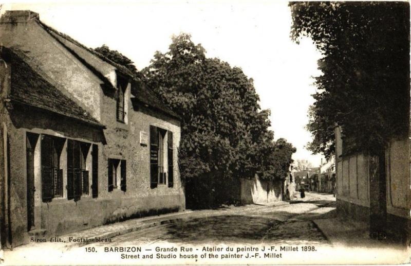 Barbizon - Grande Rue CPA ÉCRIVAIN (116831)