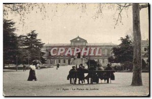 Old Postcard Agen Courthouse