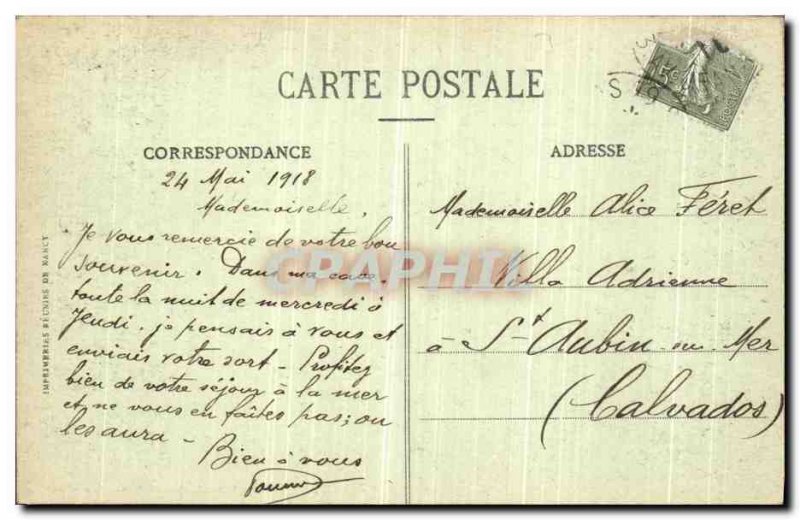 Old Postcard Paris Buttes Chaumont Cave