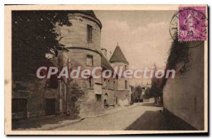 Postcard Old Abbey Poissy