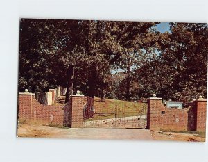 Postcard Electrically operated gate at Graceland, at Memphis, Tennessee