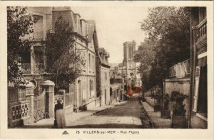 CPA VILLERS-sur-MER - Rue Pigory (140948)