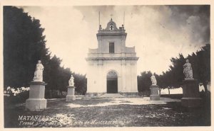 Matanzas Cuba Ermita de Monserrate Church Real Photo Vintage Postcard AA83377