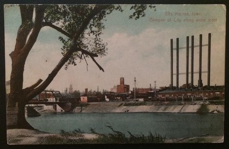 Des Moines, Iowa, Glimpse of City, 1912 The Hugh C. Leighton Co. 15321