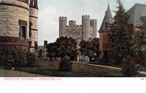 PRINCETON NJ UNIVERSITY~BLAIR TOWER~BOSSELMAN GERMAN PUBL POSTCARD 1900s
