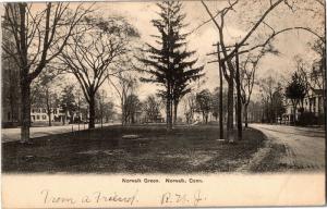 Norwalk Green, Norwalk CT c1915 Vintage Postcard N18