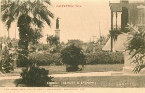 Galveston Texas Tremont Broadway Tom Jones undivided Postcard 20-418