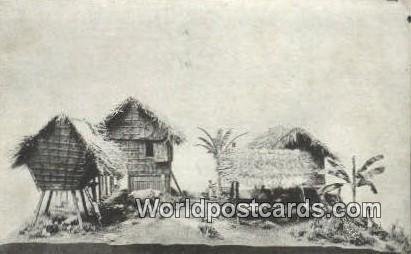 Miniature Tinguian Village, Norther Luzon Philippine Islands Philippines Unused 