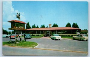 1960 St. Augustine Florida Postcard Alexander's Ranch House Restaurant Building