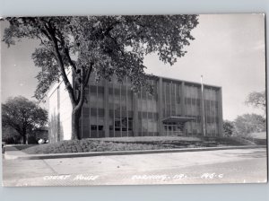 c1945 Adams County Court House CORNING Iowa IA RPPC Real Photo Postcard