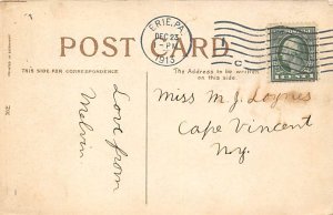 Merry Christmas Angel Angles 1915 