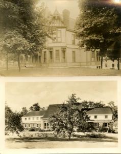 2 RPPC's. Nice Houses (unidentified)