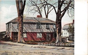 The First Shoe Shop in New England - Danvers, Massachusetts MA Postcard