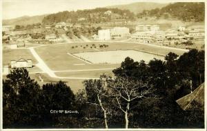 philippines, BAGUIO, Benguet Luzon, Partial View (1910s) RPPC Postcard