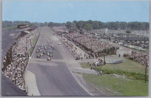 Indianapolis, Ind., 500 Mile Race, Start of the Race, Pace Car pulling off-1954