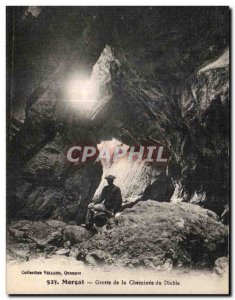 Old Postcard Morgat Cave Devil's Chimney