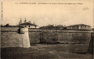 CPA Ile-de-RÉ St-MARTIN La Citadelle ou les Forcats attendent (666628)