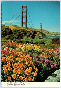 Postcard - Golden Gate Bridge - San Francisco, California