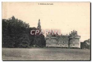 Postcard Old Chateau du Lude