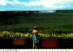 Hawaii Volcanoes National Park Halemaumau Crater From Volcano House