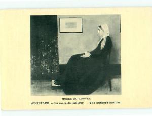 France Musee Du Louvre Whistler Art Painting Musee Dulouvre  Postcard # 6017