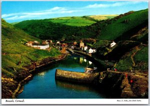 Boscastle Charming Little Village North Cornish Boating Trips Caves Postcard