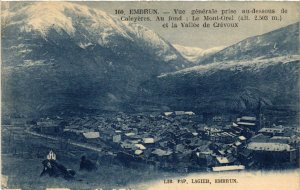 CPA EMBRUN - Vue générale prise au-dessus de Caleyéres. Au fond (453538)