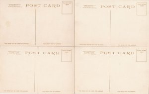 (7 cards) Portsmouth NH, New Hampshire - Thomas Bailey Aldrich Memorial - DB