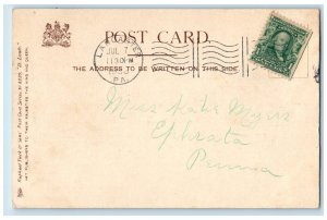 1906 St Louis Post Office Exterior Building Lancaster Pennsylvania Tuck Postcard
