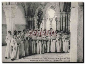 Old Postcard The The Little Singers of Paris Rue Lecourbe Paris Summer Camp has