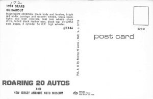 1907 Sears Runabot Postcard