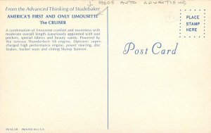 Postcard 1960s automobile Advertising Studebaker Limousette 23-10648