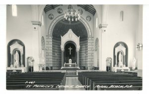 FL - Miami Beach. St. Patrick's Catholic Church Interior  RPPC