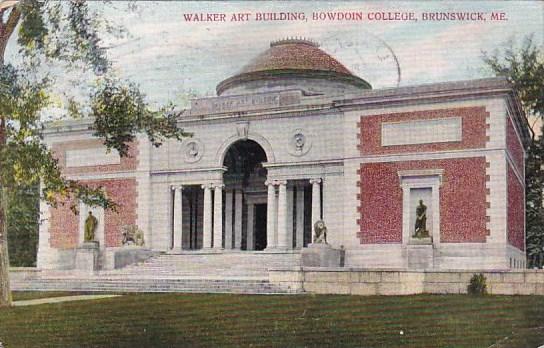 Maine Brunswick Walker Art Building Bowdoin College 1909