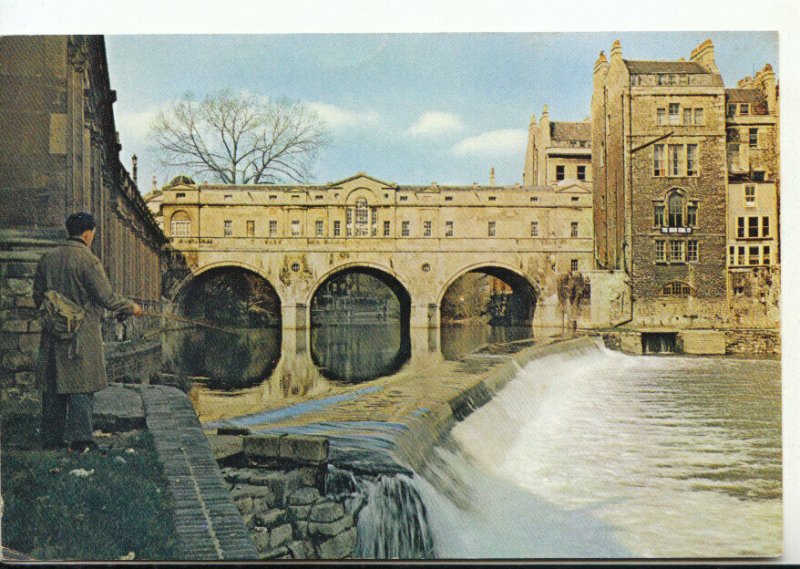 Somerset Postcard - Pulteney Bridge - Bath - Ref 20646A