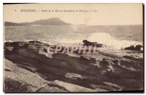 Postcard Old Boulouris Edge of the Sea and Semaphore Dramon