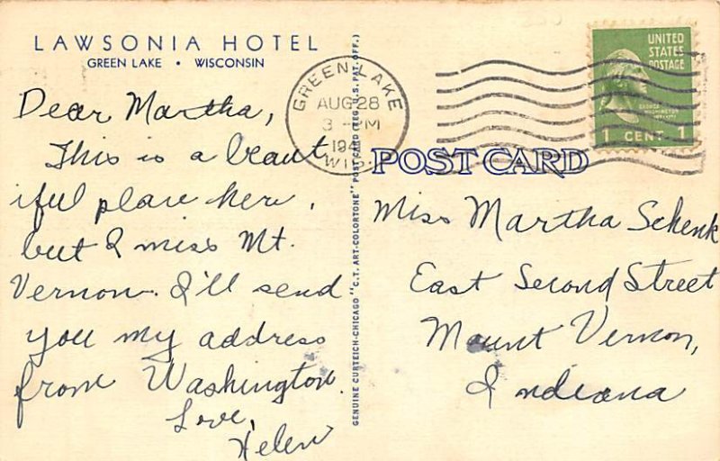 Lawsonia Hotel  Green Lake WI 