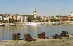 JUDAICA, Budapest, Hungary, Shoe Monument, Holocaust Related, Danube River