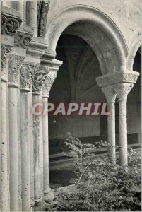 Postcard Modern Real Monasterio De Poblet Cloister Details XII XIII S Capitals