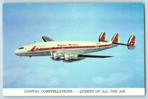 1940s CAPITAL AIRLINES Constellation Queen Of All The Air ADVERTISING P2 