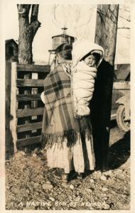 INDIAN PAPOOSE NATIVE SON OF NEVADA1948 VINTAGE REAL PHOTO POSTCARD RPPC