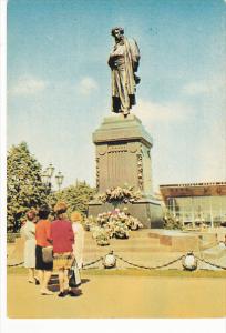 Russia Moscow Alexander Pushkin Monument