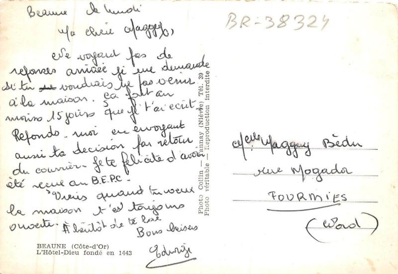 BR38324 L hotel dieu Beaune france