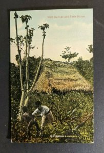 Mint Vintage Wild Natives and Their Home Interior of Panama Picture Postcard