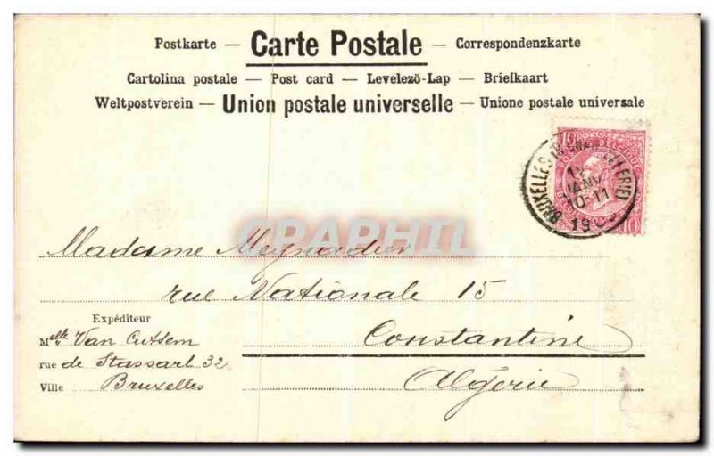 Old Postcard Brussels Palace of Justice