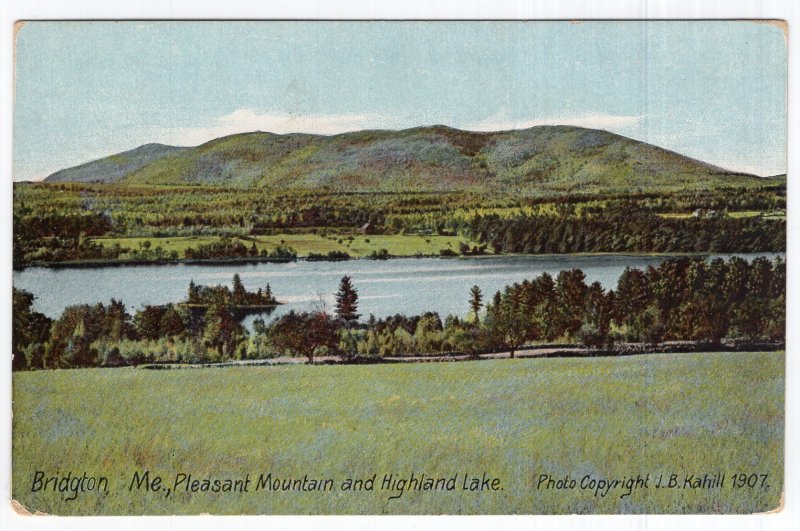 Bridgton, Me, Pleasant Mountain and Highland Lake