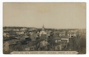  Natural Bridge, New York, Vintage Birds-eye View Looking North