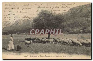 Postcard Old Chain of La Sainte Baume and the Plateau of Aups Map La Sainte B...