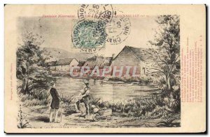 Postcard Old Fancy Fancy Nivernaise Saint Saulge