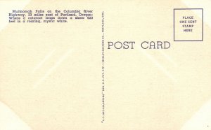 Vintage Postcard Multnomah Lodge Waterfalls Columbia River Highway Oregon OR